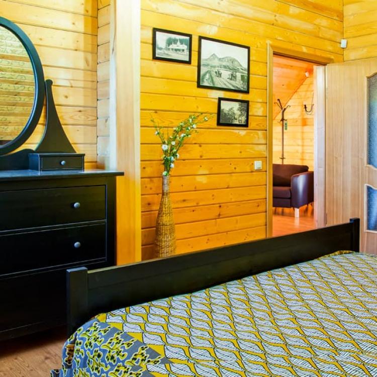 Интерьер спальни 2 местного 2 комнатного Cottage санатория Машук Аква-Терм в Железноводске