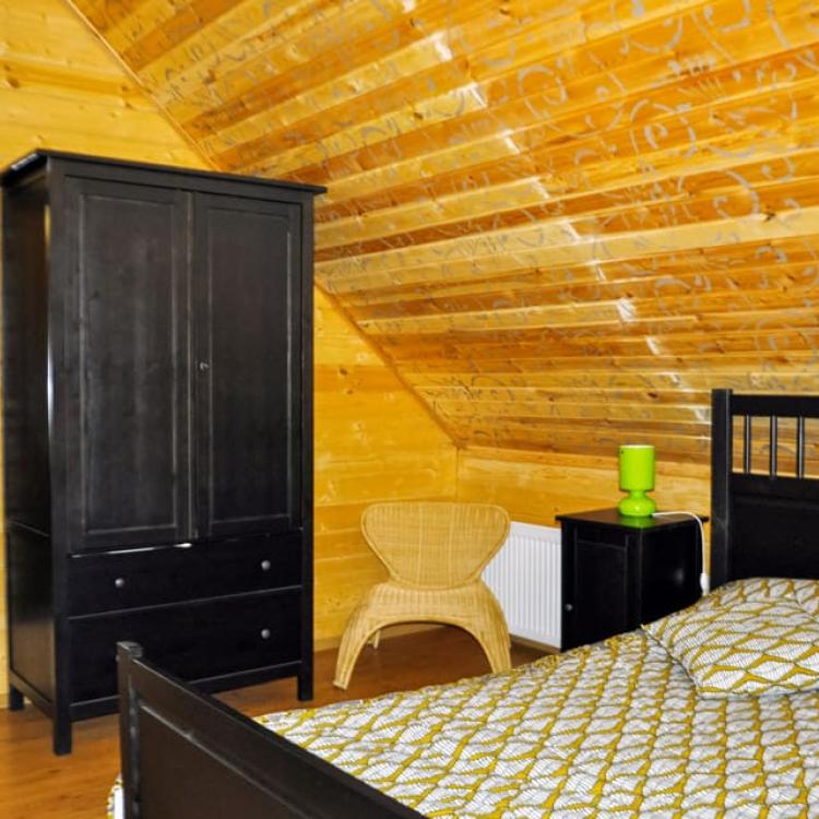 Интерьер спальни 2 местного 2 комнатного Cottage санатория Машук Аква-Терм в Железноводске